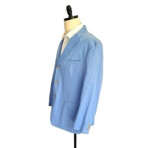Polo Ralph Lauren Vintage Fine Wale Corduroy Light Blue Sport Coat | size XL